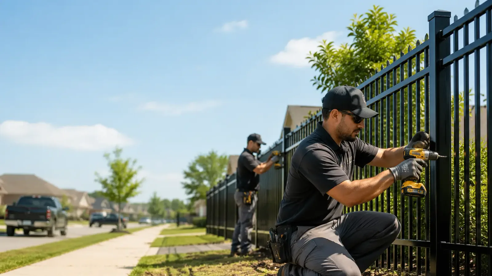 Metal Fence Installation in Middletown, RI